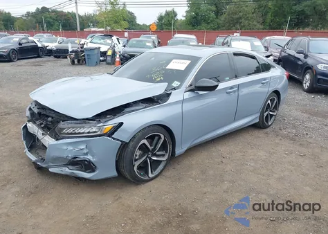 2021 Honda Accord Sport 2.0T из США, поврежденный, VIN 1HGCV2F37MA014054